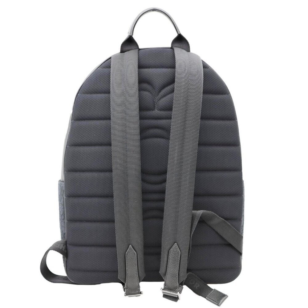 Christian Dior  Saddle Oblique Jacquard Canvas Zip Backpack Black - Picture 4 of 12